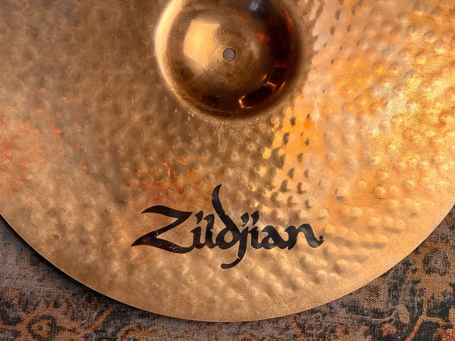 Zildjian K CUSTOM ORGANIC Ride 21” VERY THIN DRY 2340 g RAW TOP & BRILLIANT UNDERSIDE! Why Pay $540?