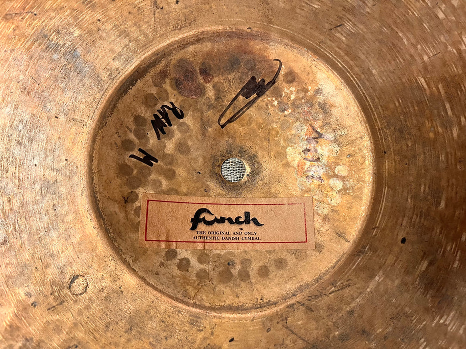 FUNCH RAW 20” Ride Crash Sizzle 2062 g Amazing Stick Definition w Organic Dry And Dark Tone MINT