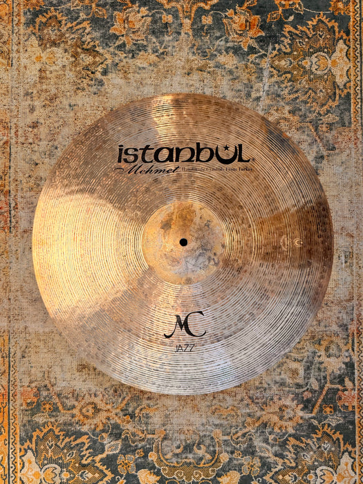 Rare DARK Complex Istanbul Mehmet MC Jazz Ride 20" 1848 g SUPER Dark Crash! PERFECT