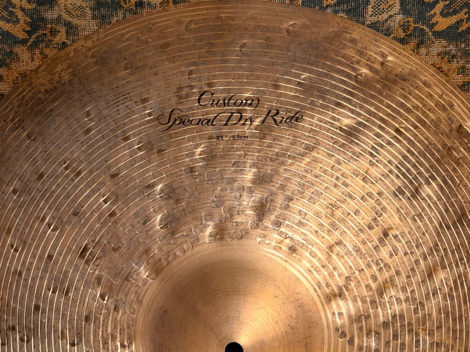Zildjian K CUSTOM Special Dry Ride 21” IMMACULATE Shape! DARK COMPLEX 2496 g  GREAT ONE! Don’t Pay $580!