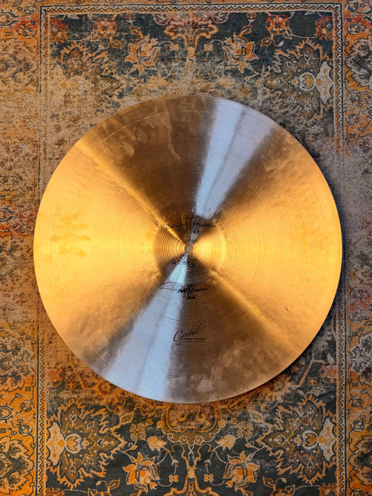 PAUL FRANCIS Custom CYMBAL CRAFTSMAN 22” Crash Ride or Bright Modern Ride! NEW! 2533 g Sounds AMAZING