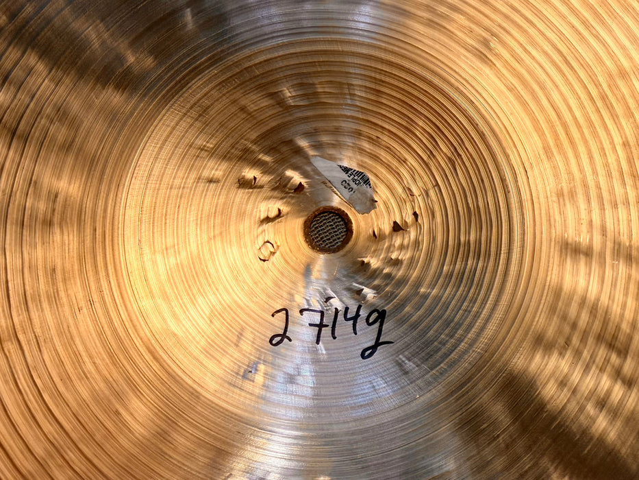 Zildjian K CONSTANTINOPLE Medium Ride 22” DARK DRY IMMACULATE Condition! 2714 g DON’T Pay l $800 For A Guess!!