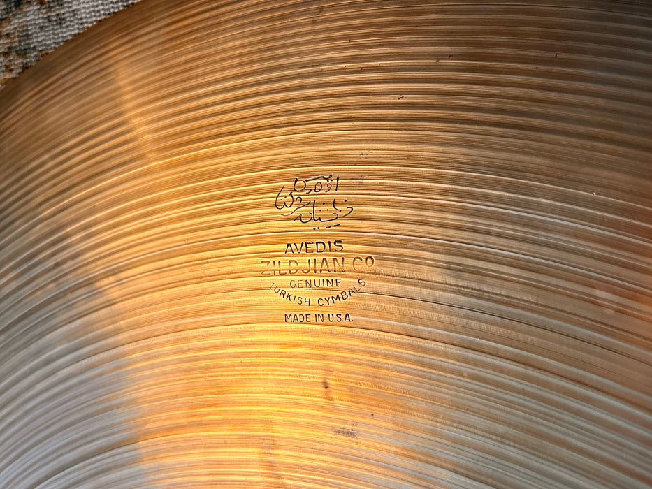 Hand Hammered 1950s Vintage Zildjian 20” Light Crash Ride 2098 g Light Complex! Beautiful Crash