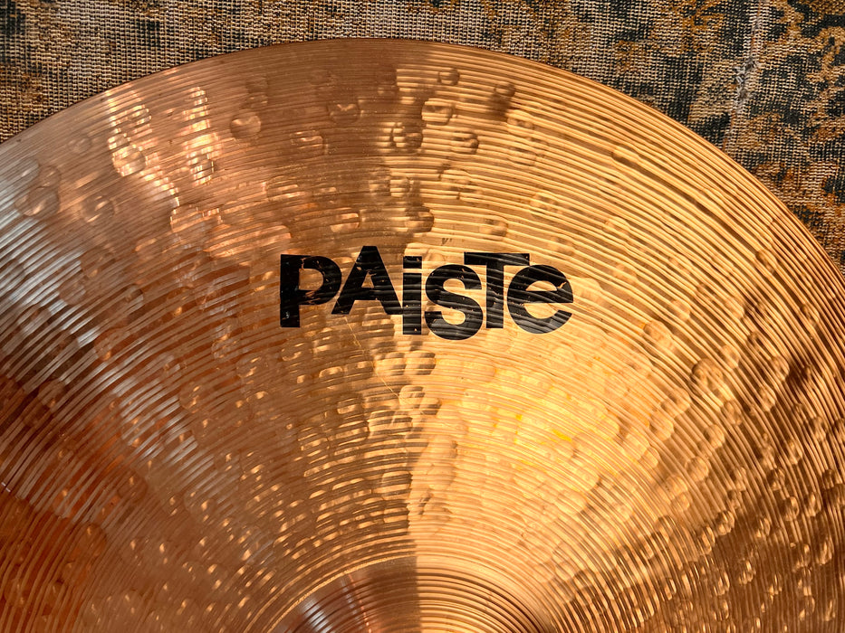 Paiste Prototype 2002 + Dark Energy Craftsmanship 20” Ride 2335 g DARK Lower Pitched CLEAN
