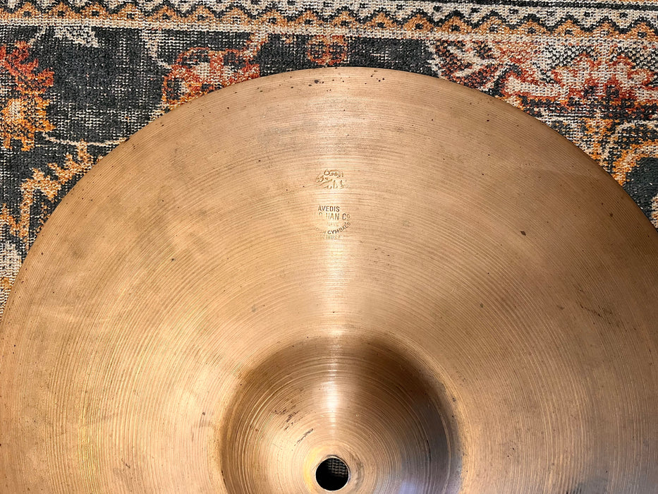 90 Year Old 1930s Vintage Zildjian 13” Hihats ULTRA PAPER THIN at 446 480 g SUPER LIGHT Early Tone!
