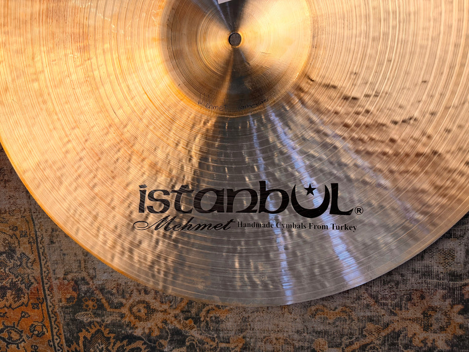 Versatile ISTANBUL Mehmet TRADITIONAL 22” Ride Crash 3098 g PERFECT Shape! Great Definition! CRASHABLE!