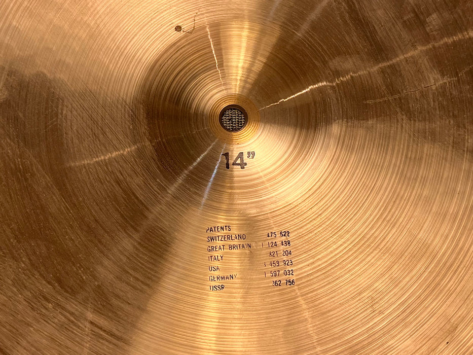 IMMACULATE 1978 REAL DEAL VINTAGE PAISTE 2002 SOUND EDGE Hihats 14” 978 1056 g