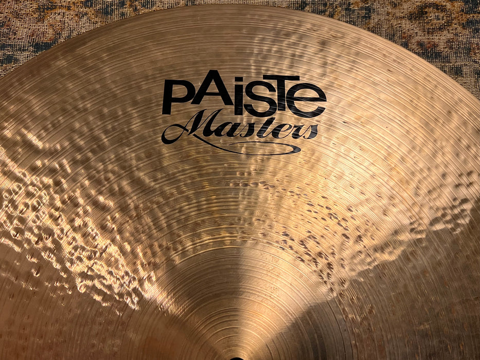 Glowing Paiste Masters Medium Ride 21” 2592 g SUPER CLEAN