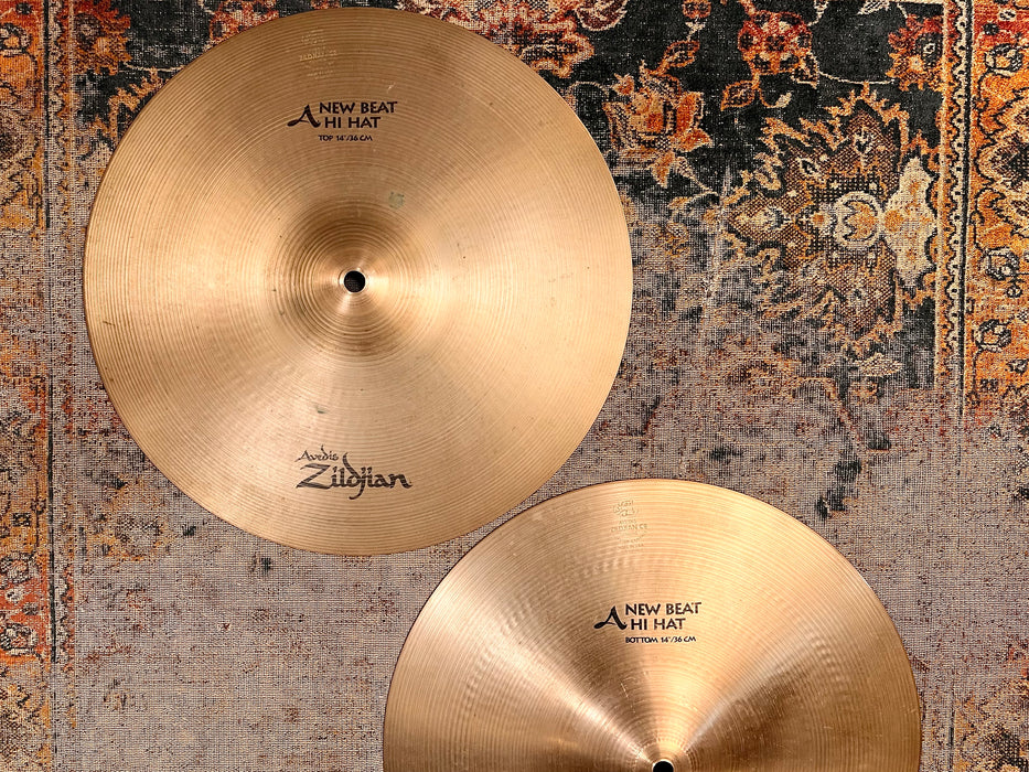 Zildjian 14” NEW BEAT Hihats CLEAN CRISP 1050 1412 g Articulate Tone! Don’t Pay $480!!!