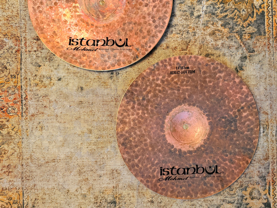 DARK DRY RAW Istanbul Mehmet Origin Dark Hihats 13” 842 1011 g PERFECT! Organic Crisp Tone