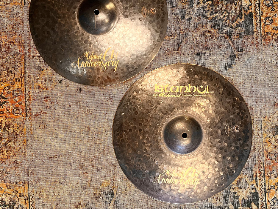 RARE Raw ISTANBUL Mehmet 61st Anniversary Vintage Series Hihats 14” 885 1105 g MINT Stunning