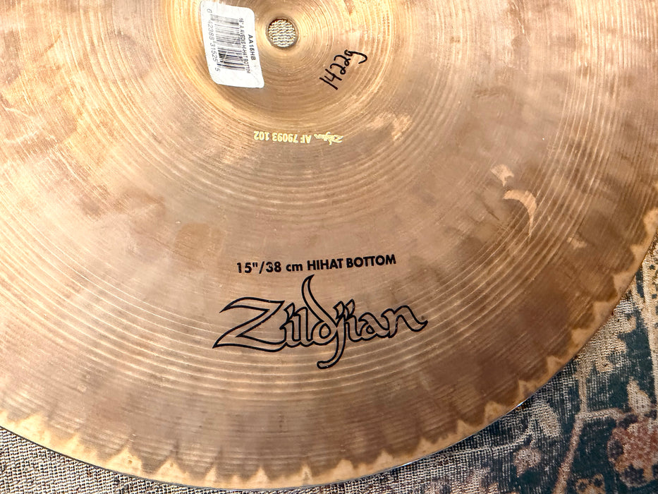 Zildjian AVEDIS Series 15” Hihats 1128 1422 g HUGE SMOOTH Controlled Tone! Hard To Find Discontinued!
