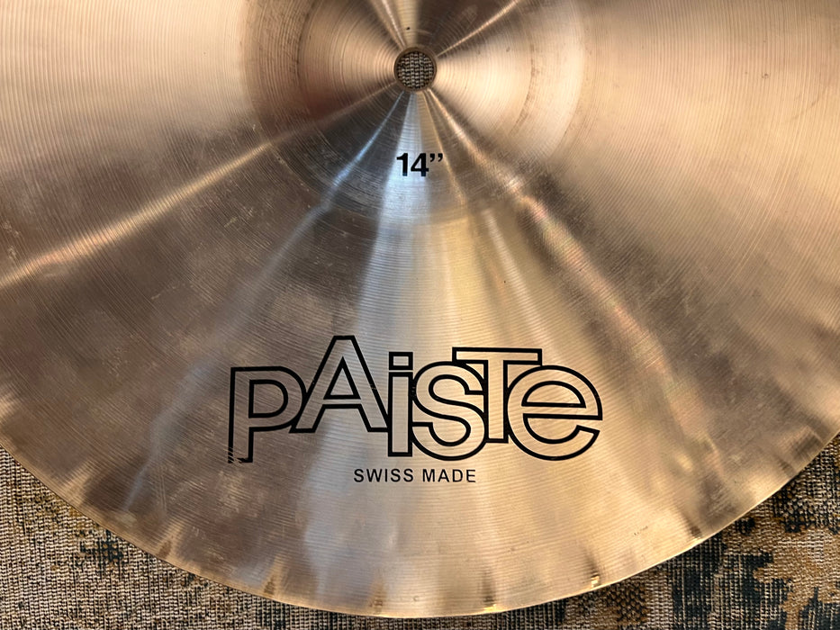 1st YEAR SMOOTH Paiste 602 14” SOUND EDGE Hihats 838 997 g Aged and Mellowed