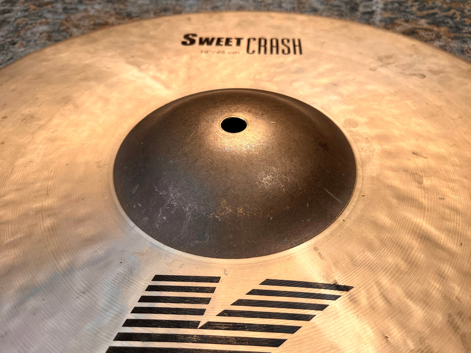 Zildjian K SWEET CRASH 19” ONLY 1497 g THIN!! DARK ONE! Why Pay $455?? Overall Clean