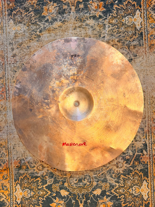 Ultra DARK Paper Thin Complex Masterwork BLANK 22” 1778 g SUPER RESPONSIVE Reddish Dark Hue