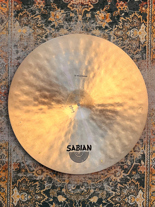 MARK LOVE ANOINTED Early Sabian ARTISAN 22” Medium Ride 2911 g Warm Mellow Aged Sizzle! VERY EARLY