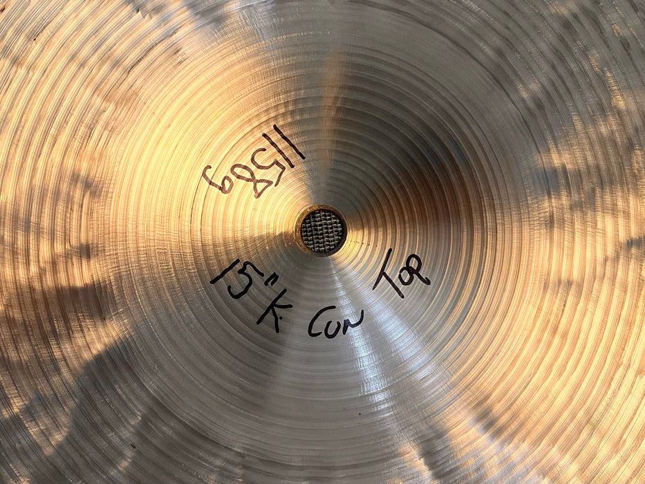 ZILDJIAN K CONSTANTINOPLE 15” Hihats Hard To Find PERFECT Condition! Dark Warm 1158 1416 g