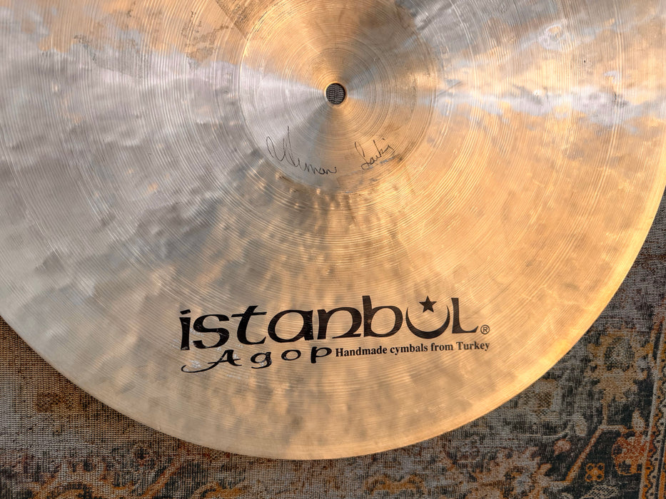 Earlier ISTANBUL Agop Mel Lewis 19” Crash Ride 1722 g Warm With Great Stick Attack! CONTROLLED!