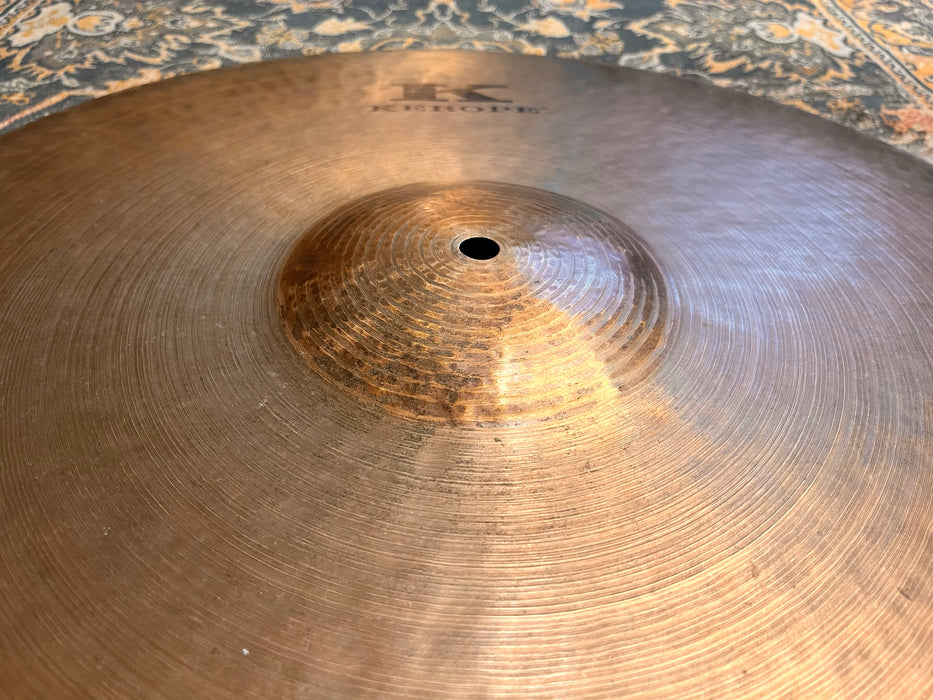 Zildjian KEROPE 22” Ride Crash SUPER DARK & DRY 2471 g GORGEOUS! The ORIGINAL! Deep & Dark