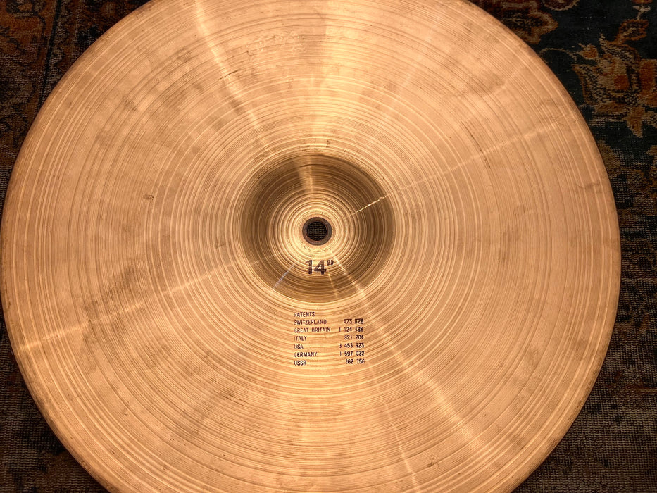 IMMACULATE 1978 REAL DEAL VINTAGE PAISTE 2002 SOUND EDGE Hihats 14” 978 1056 g