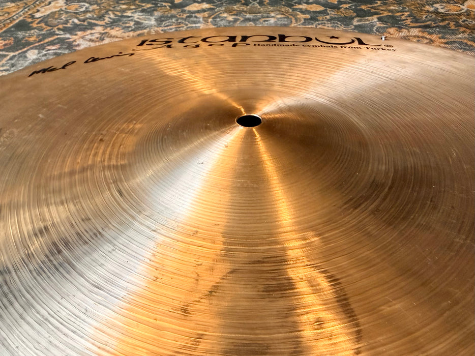 ISTANBUL AGOP 21” MEL LEWIS Ride Sizzle Ultra Warm Crashable! Gorgeous! 2042 g Mellowed