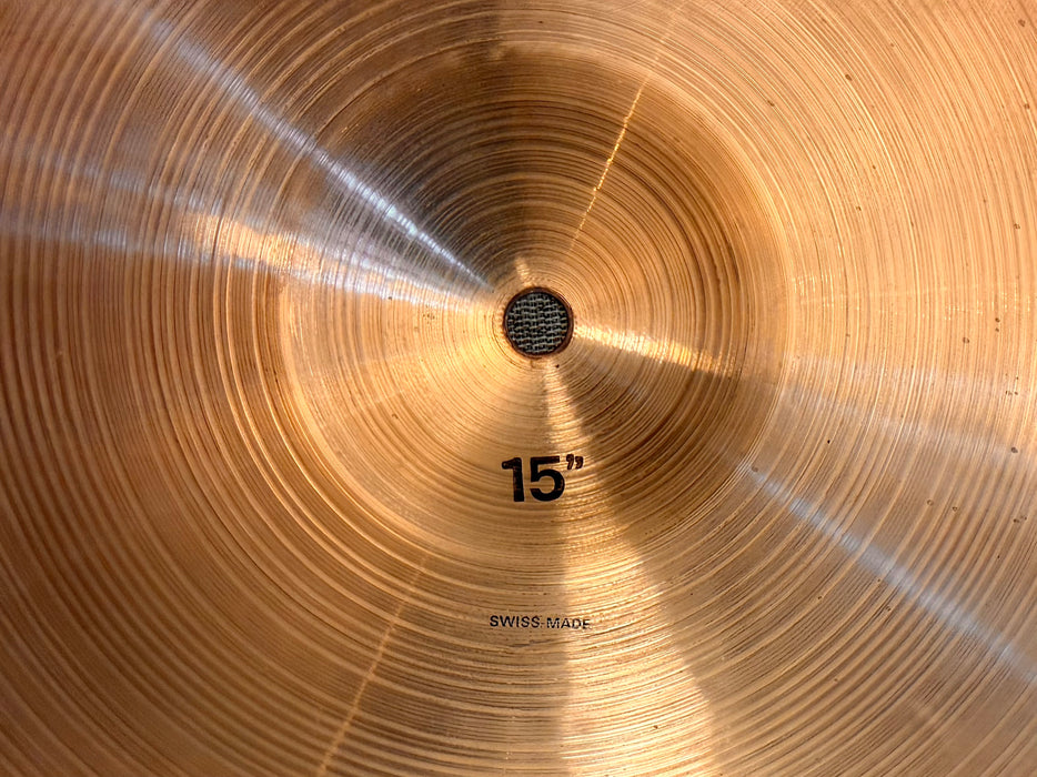 RARE Paiste 2002 BLACK LABEL 15” SOUND EDGE Hihats 1107 1193 g BEAUTIFUL! ICONIC TONE!