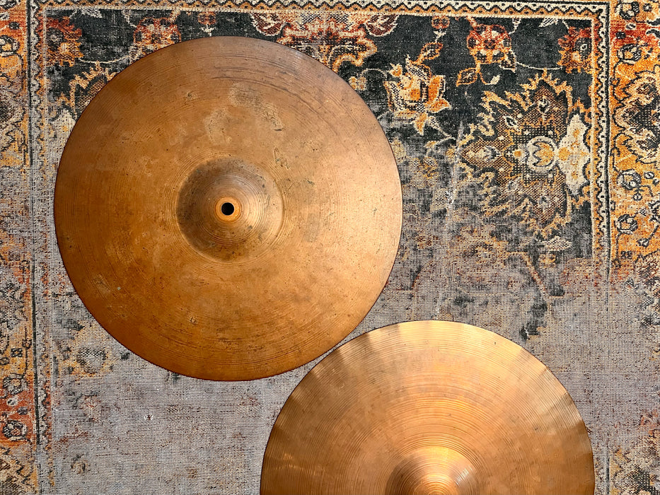 VINTAGE PAISTE 2002 SOUND EDGE Hihats 14” 1010 1004 g ICONIC! CRISP & DRY! Don’t Pay $550!