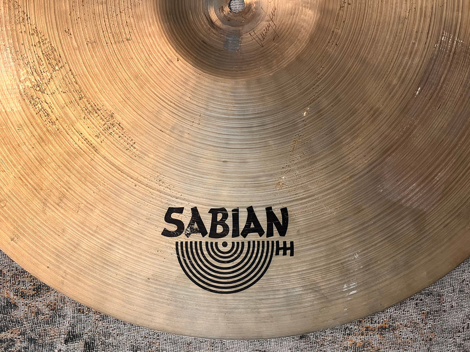 EARLY Vintage SABIAN HH Hand Hammered 21” Heavy Ride 3174 g CANADIAN K Dark Defined