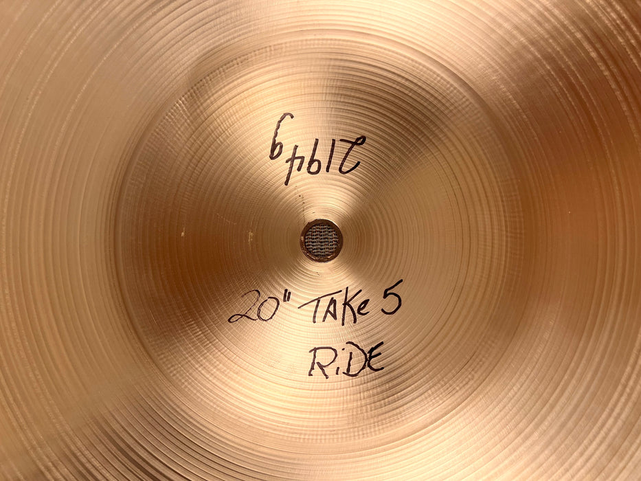 Rare Limited Zildjian TAKE 5 RIDE 20” 2194 g IMMACULATE Semi-Dark Balanced CLEAN!