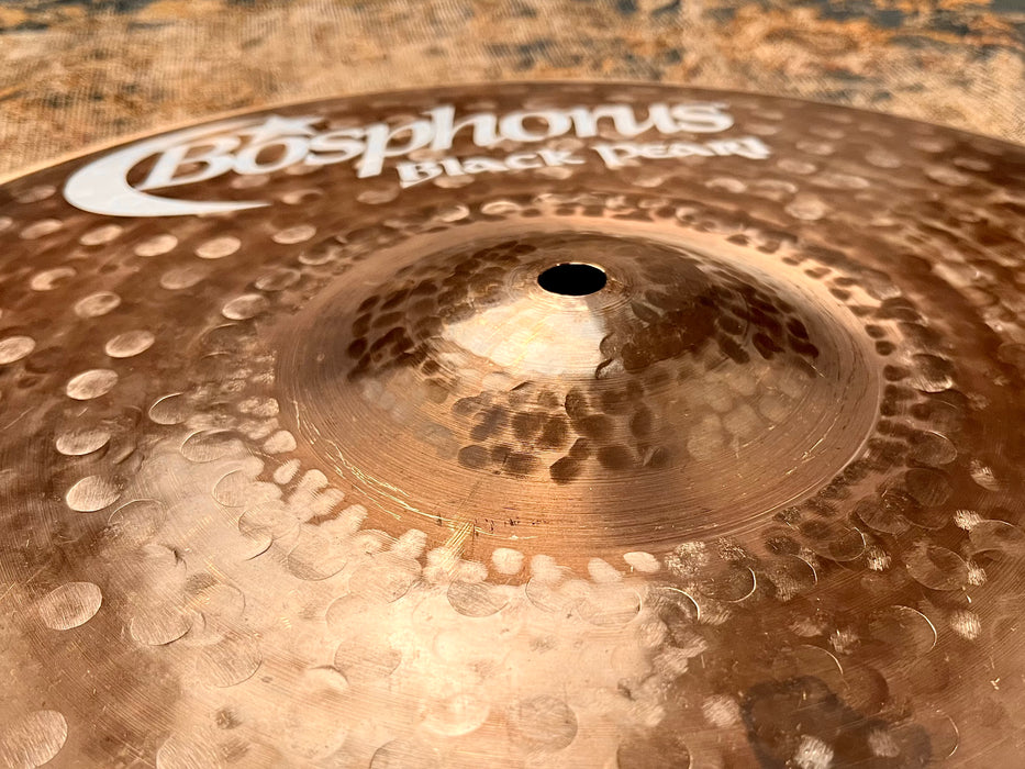 FAST LIGHT COMPLEX Bosphorus Black Pearl 16” Crash ONLY 916 g PERFECT! Quick! BLACKENED Finish