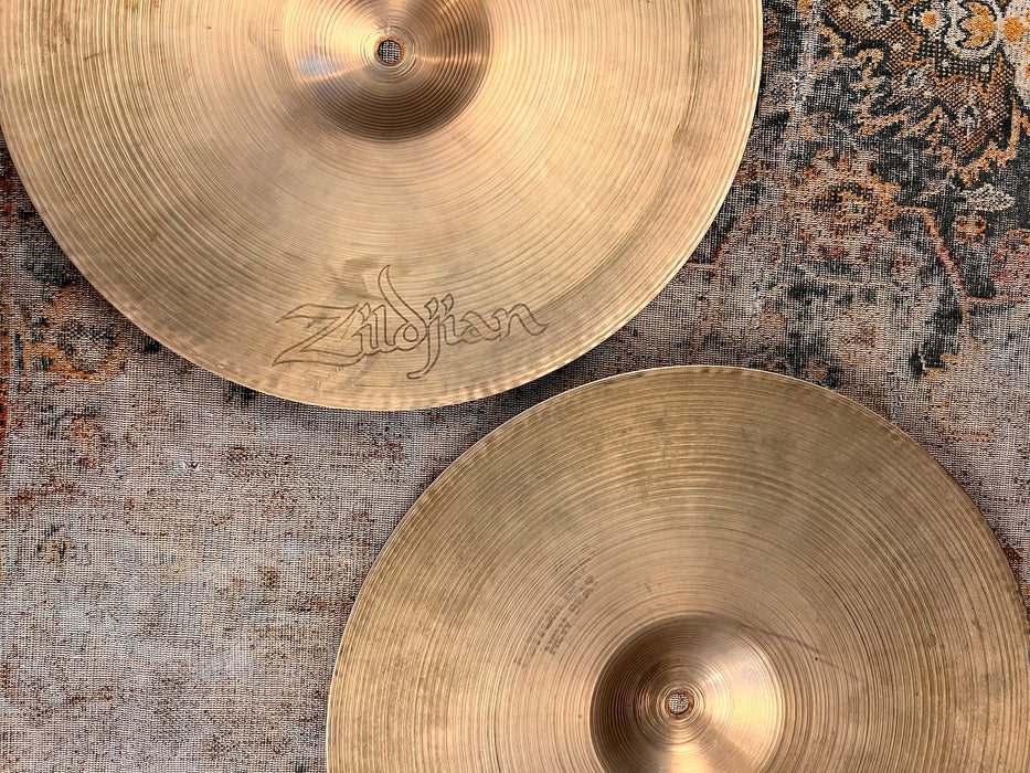 1970s OLD A Zildjian NEW BEAT HI-HAT 14 765/1220g VINTAGE