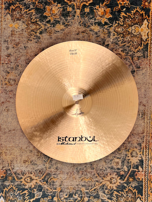 Istanbul Mehmet NOSTALGIA Crash 18” 1314 g VERY THIN! Warm Glowing Tone! Perfect! Responsive!
