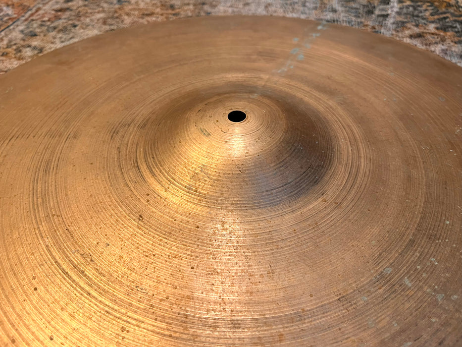 Rare 1940s GLOWING Vintage ZILDJIAN TRANS STAMP 20” Ride Crash 2184 g Gorgeous 75 Yr Old Gem!