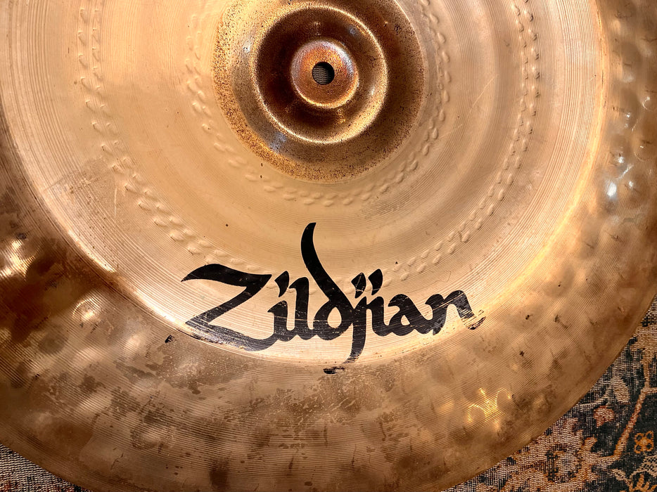 Zildjian ULTRA HAMMERED China 21” INVERTED BELL! COMPLEX Pang! THIN ONE At 1730 g