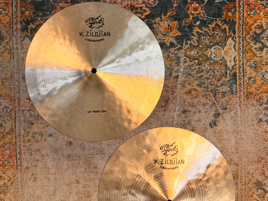 Zildjian K CONSTANTINOPLE Hihats 14” PERFECT!! Versatile! 974 1106 g Don’t PAY $800