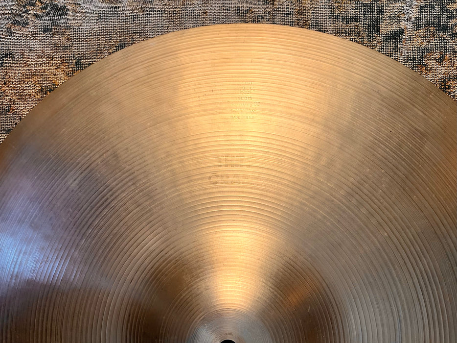 Vintage Zildjian Paperthin Crash 18” ONLY 1296 g FACTORY STAMPED “THIN” FAST Semi-Complex