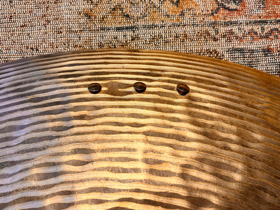 RARE Zildjian K CONSTANTINOPLE HI BELL DRY RIDE 22” 2472 g Sizzle THINNER! WIDE LATHE!
