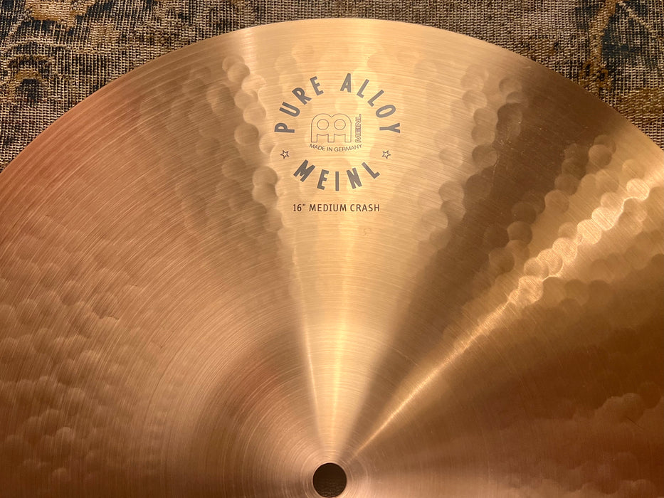 Immaculate In Bag Meinl PURE ALLOY 16” Medium Crash 972 g PERFECT