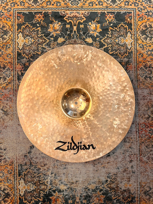 Zildjian K CUSTOM ORGANIC Ride 21” THINNER ONE! 2484 g RAW TOP & BRILLIANT UNDERSIDE! Why Pay $540?