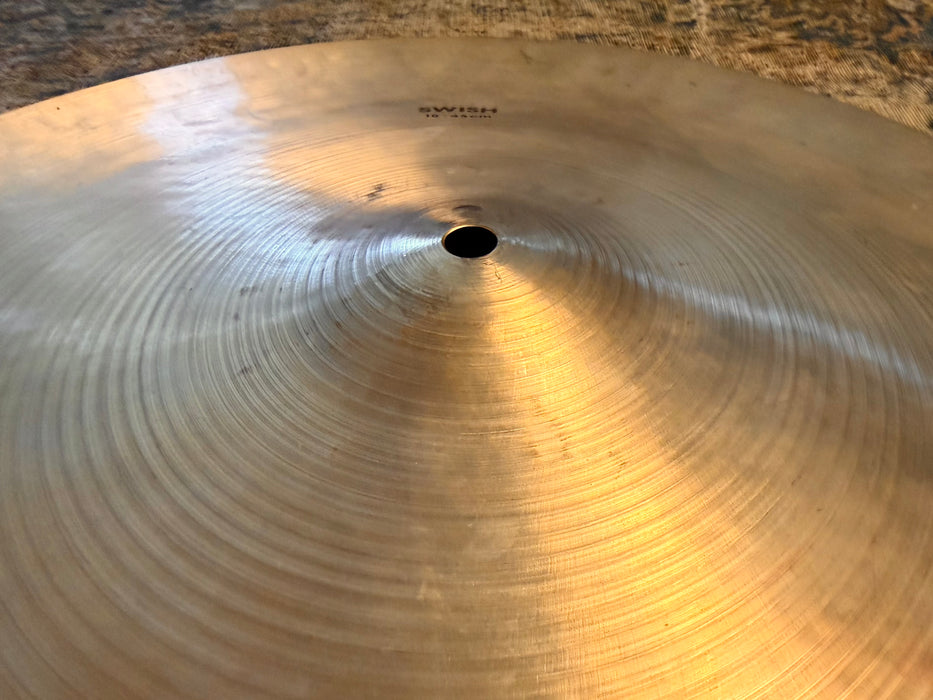 Rare Vintage Zildjian FACTORY SWISH China 18” Unique Exotic Mellow Tone 1306 g CLEAN