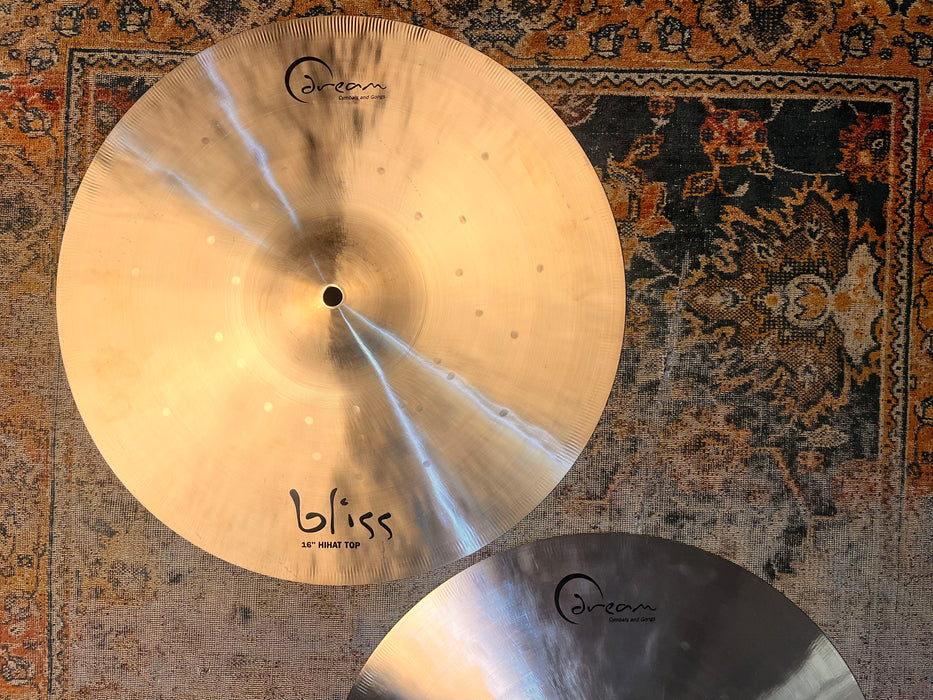 MASSIVE Warm DARK 16” Dream Hihats 1254 1392 g IMMACULATE! Huge DEEP Fat Hats! NOT $500