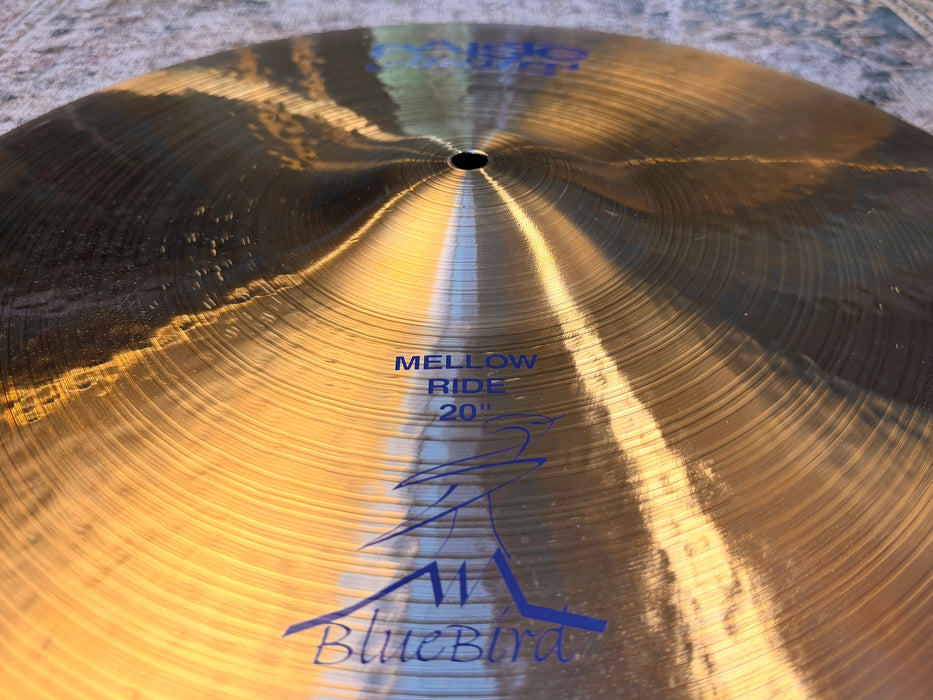Paiste MASTERS BLUEBIRD MELLOW Ride 20” 2236 g PERFECT! Light Dark Complex! Don’t Pay $650!