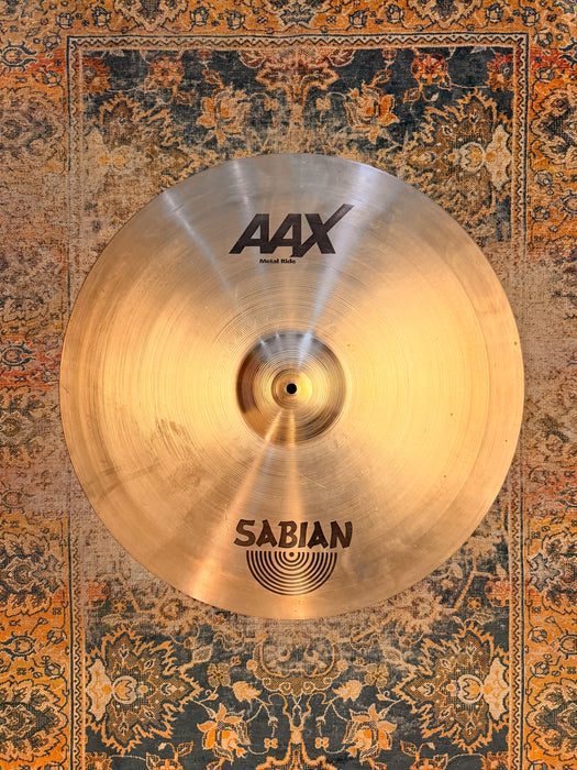 RARE Sabian 24” METAL RIDE AAX CLEAN! Extremely STRONG DRY DEFINITION! Massive BELL! 4974 g