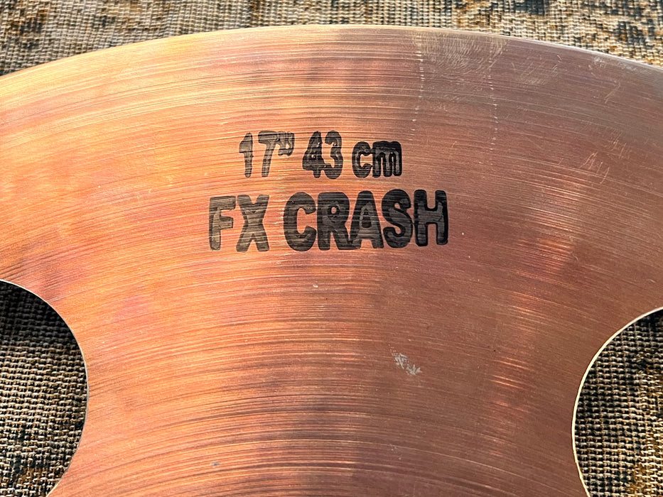 PAPERTHIN Hand Hammered Masterwork Pre Aged Crash Effects 17” 958 g CLEAN