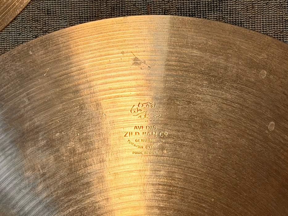 1960s Vintage Zildjian 15” EARLY New Beat Hihats THIN LIGHT COMPLEX! 966 1370 g CLEAN