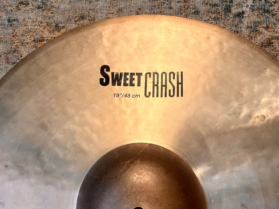 Zildjian K SWEET CRASH 19” ONLY 1497 g THIN!! DARK ONE! Why Pay $455?? Overall Clean