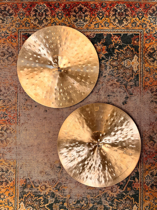 Meinl BYZANCE FOUNDRY RESERVE 15” Hihats DARK Complex Low! 925 1300 g SUPER CLEAN!