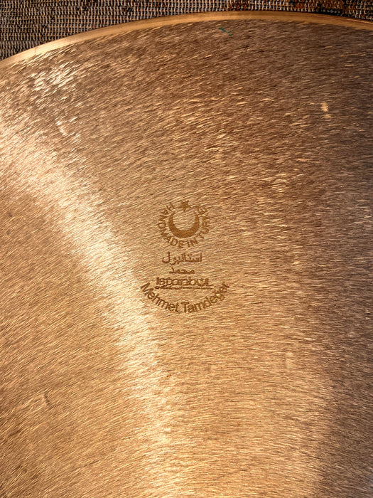 ISTANBUL Mehmet Horacio EL Negro Hernandez Ride 22” BRUSHED FINISH 2690 g GORGEOUS!