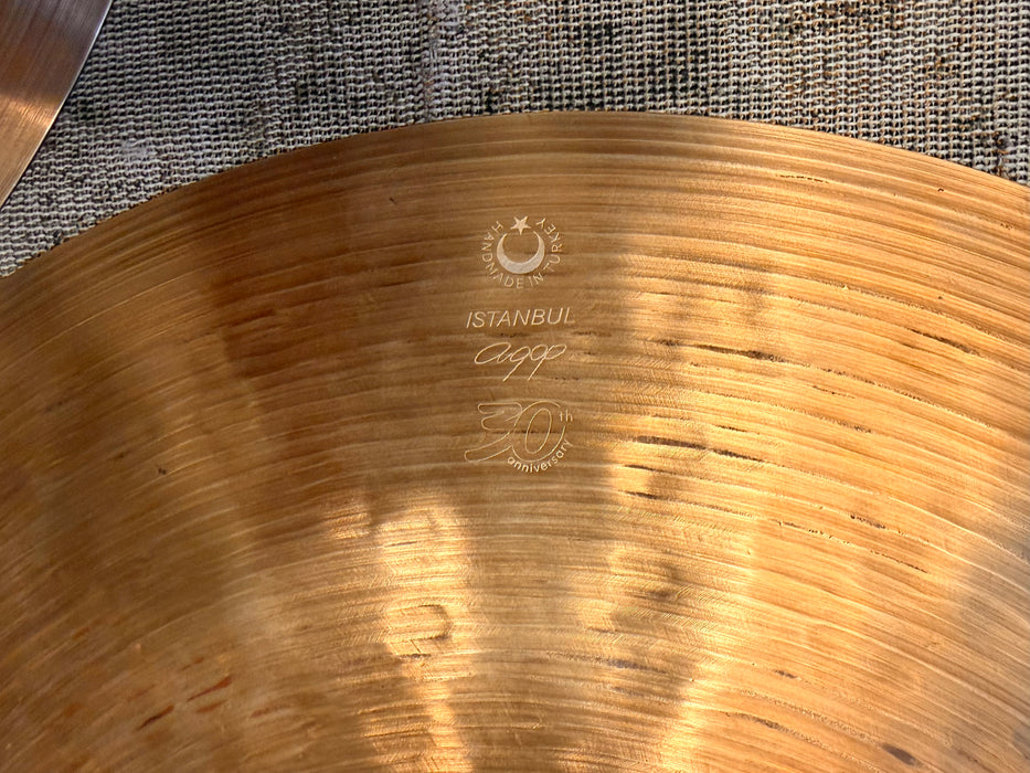 RARE Istanbul AGOP 30th Anniversary 16” Hihats PERFECT w HIGH BELL 1106 1332 g Sound Amazing!