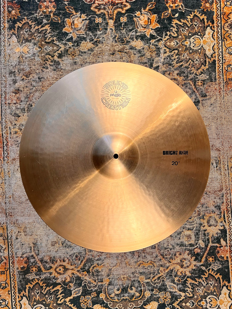RARE Vintage Paiste Sound Creation BRIGHT RIDE 20” 2659 g CLEAN 